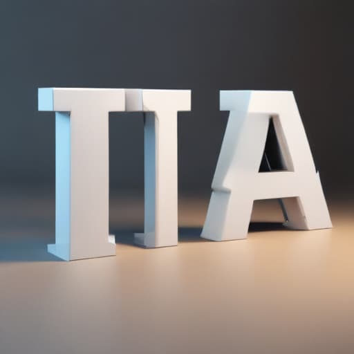 A logo 3D written Tina boy with bold letters