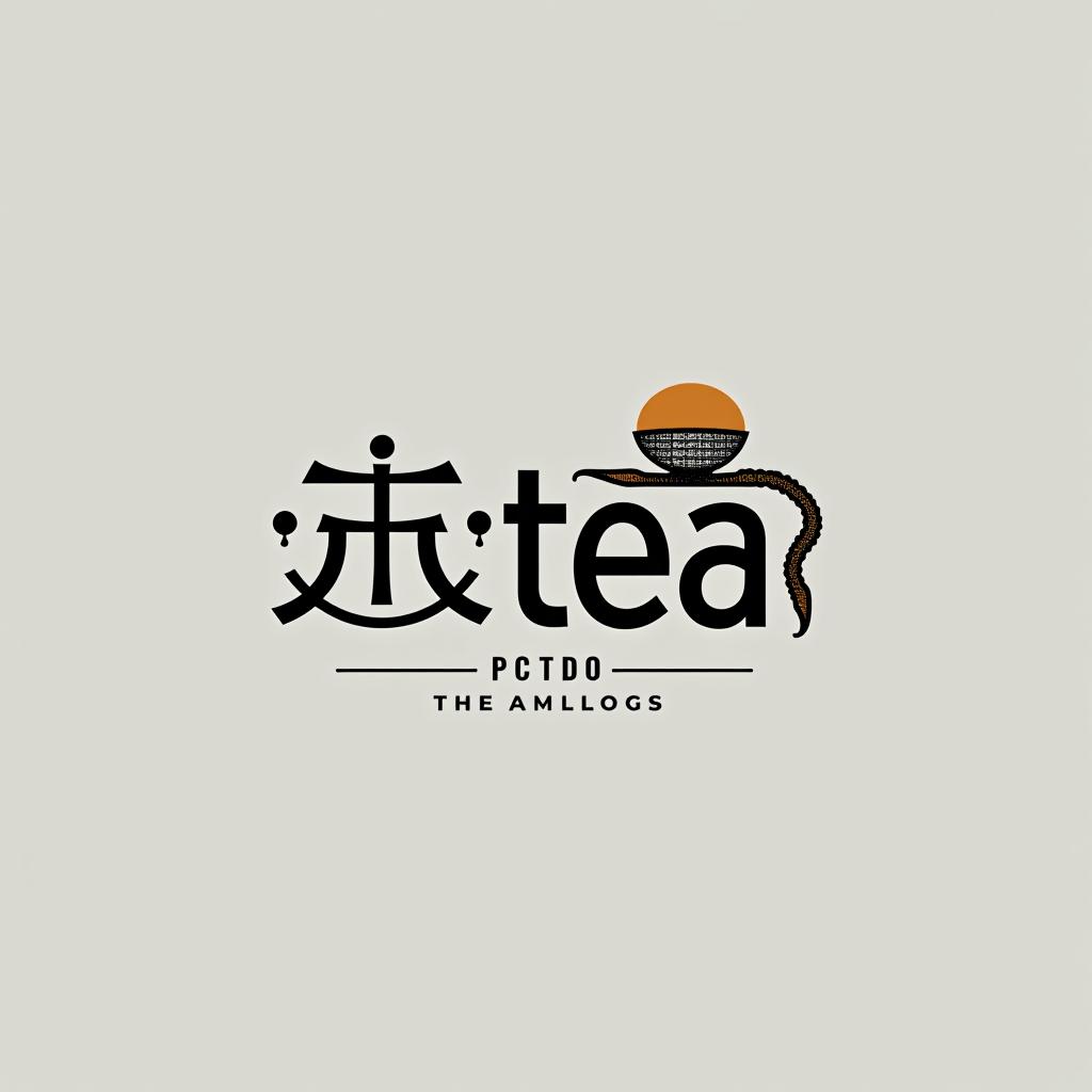  design a logo, sdgsのカラーバリエーションを使う スタイリッシュなデザイン, with the text 'サスteaナブル'.