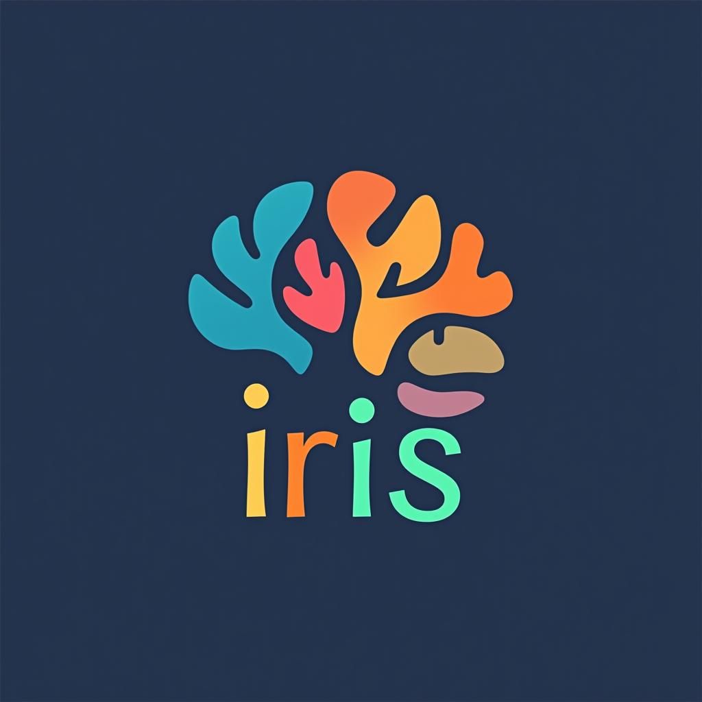  design a logo, autismus therapie neurodivergenz adhs coaching lebenshilfe beratung unterstützung , with the text 'iris schotenrÖhr therapie autismus neurodivergenz'.