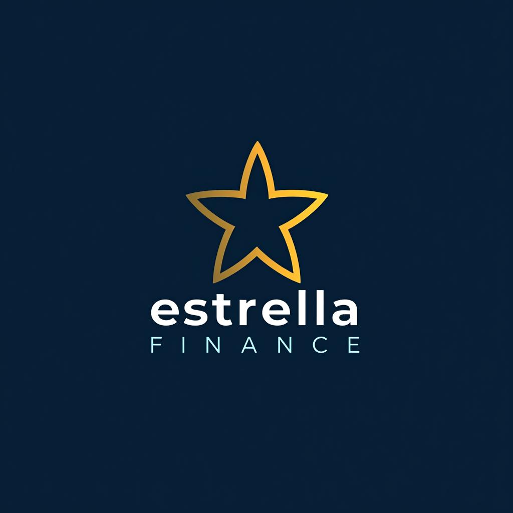  design a logo, estrella finance, with the text 'grupo financiero estrella '.