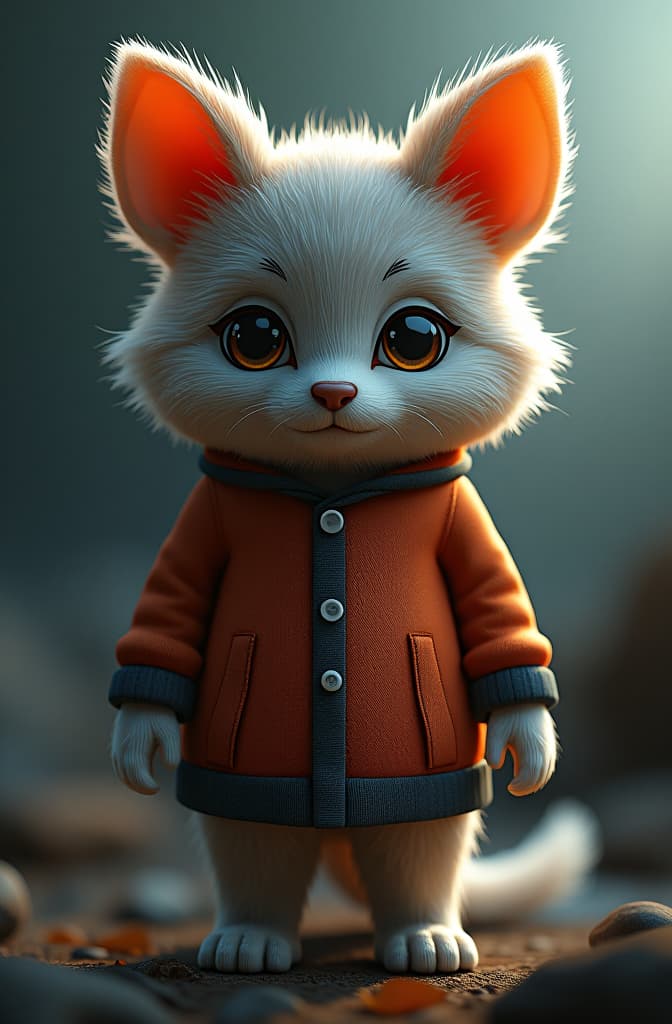  i want a furry animal slyme hyperrealistic, full body, detailed clothing, highly detailed, cinematic lighting, stunningly beautiful, intricate, sharp focus, f/1. 8, 85mm, (centered image composition), (professionally color graded), ((bright soft diffused light)), volumetric fog, trending on instagram, trending on tumblr, HDR 4K, 8K