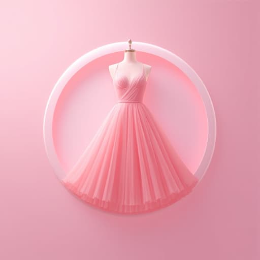  logominimalist and realistic 3d logo for a fashion brand, featuring a dress inside a circle, design use shades of pink or pastel colors to convey elegance and femininity, focus on clean lines and subtle details to achieve a modern and sophisticated look.minimalist and modernizm logo stylelogo hyperrealistic, full body, detailed clothing, highly detailed, cinematic lighting, stunningly beautiful, intricate, sharp focus, f/1. 8, 85mm, (centered image composition), (professionally color graded), ((bright soft diffused light)), volumetric fog, trending on instagram, trending on tumblr, HDR 4K, 8K