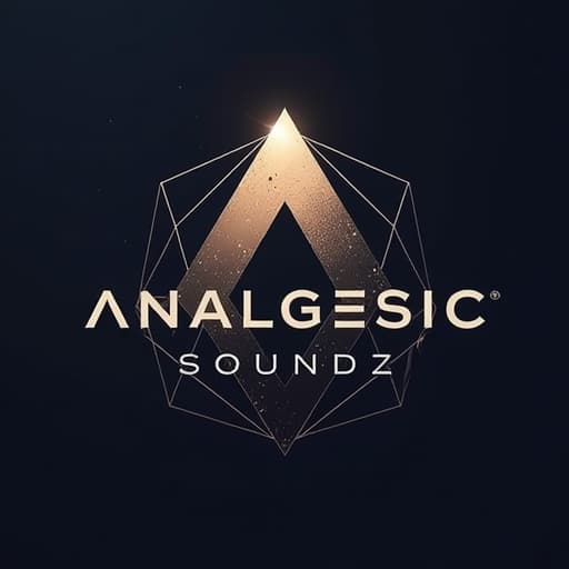  prompt: "create a geometric logo for the brand 'analgesic soundz', which represents the theme of music, artist, and producer. the logo should be modern and professional, incorporating abstract shapes or symbols that evoke the essence of music and sound production. the color palette should be sleek and sophisticated, maybe with hints of silver or gold to signify the high quality of the brand. please ensure the design is clean, without any human figures or inappropriate content, focusing solely on the artistic representation of the brand's theme and name." hyperrealistic, full body, detailed clothing, highly detailed, cinematic lighting, stunningly beautiful, intricate, sharp focus, f/1. 8, 85mm, (centered image composition), (professionally color graded), ((bright soft diffused light)), volumetric fog, trending on instagram, trending on tumblr, HDR 4K, 8K