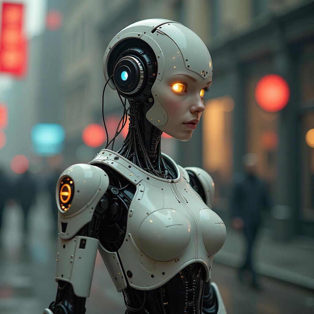  a robot in the style of pixar hyperrealistic, full body, detailed clothing, highly detailed, cinematic lighting, stunningly beautiful, intricate, sharp focus, f/1. 8, 85mm, (centered image composition), (professionally color graded), ((bright soft diffused light)), volumetric fog, trending on instagram, trending on tumblr, HDR 4K, 8K