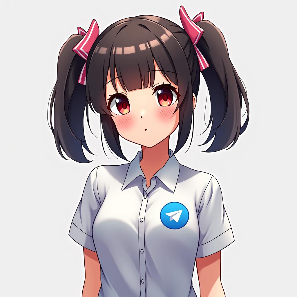  anime, emilia girl in shirt, shirt in logo of telegram icon, amazing pose,