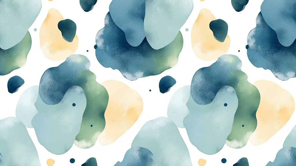  watercolor abstract modern seamless pattern isolated with white highlights,