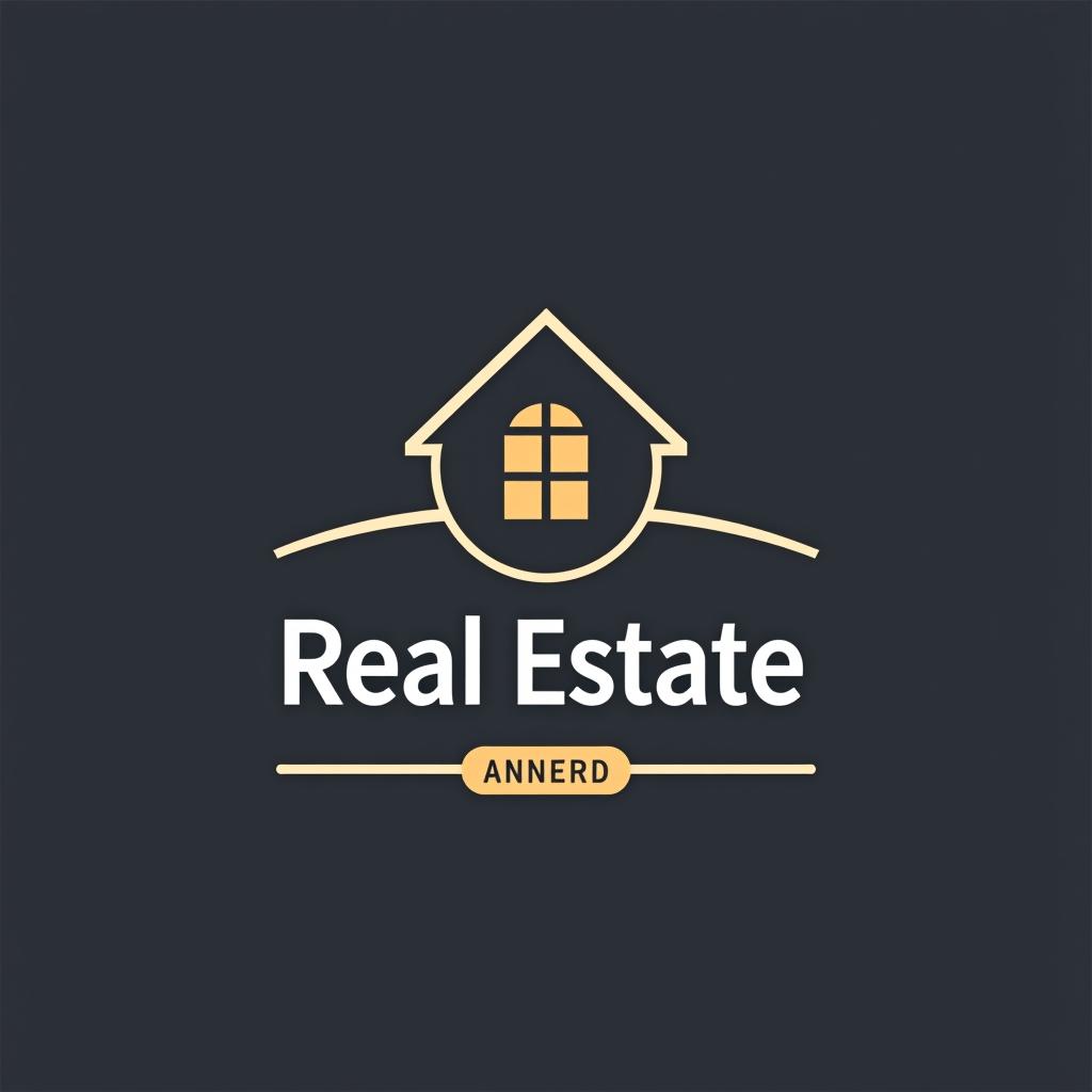  design a logo, minimal line logo in the theme of real estate, vector, flat, dribble, behance, pinterest, award winner.