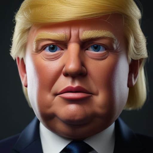 puppet donald trump, ultra realistic, 3d, digital art, artstation, octane render, dynamic, high qualitydetailed, intricate, full of colour