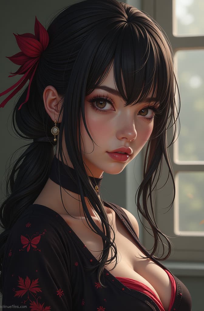  faça me uma oc no estilo de demon slayer femenino, anime, realistic shaded perfect face, fine details. anime. realistic shaded lighting by ilya kuvshinov krenz cushart katsuhiro otomo, magali villeneuve, artgerm, rutkowski jeremy lipkin and giuseppe dangelico pino and michael garmash and rob rey hyperrealistic, full body, detailed clothing, highly detailed, cinematic lighting, stunningly beautiful, intricate, sharp focus, f/1. 8, 85mm, (centered image composition), (professionally color graded), ((bright soft diffused light)), volumetric fog, trending on instagram, trending on tumblr, HDR 4K, 8K