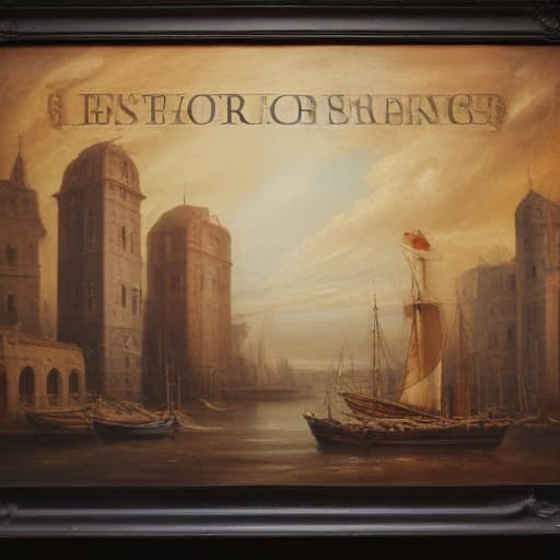 restoration service banner in Oil painting style