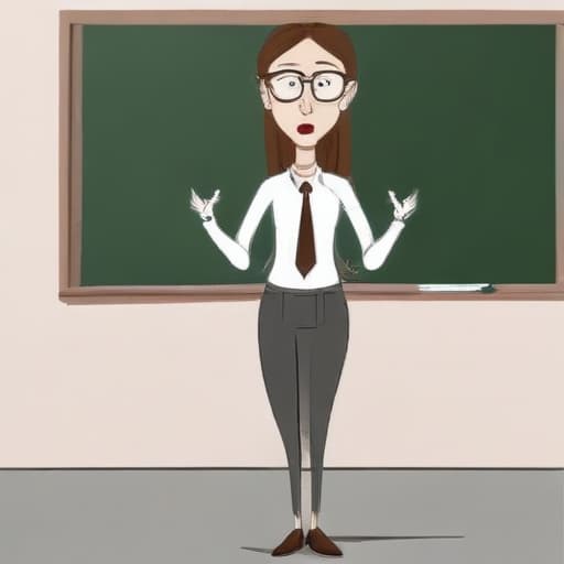 skinny teacher cartoon