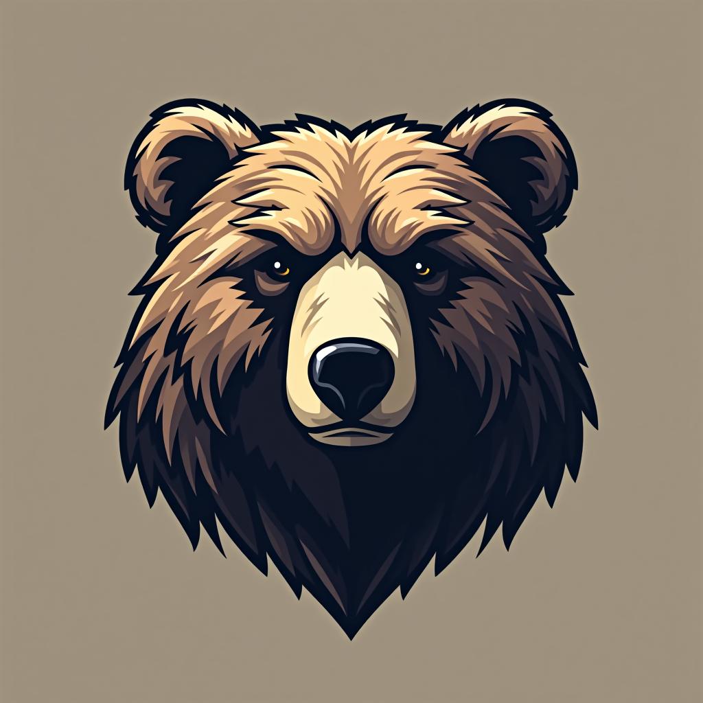  bear, (logo:1.15), hq, hightly detailed, 4k