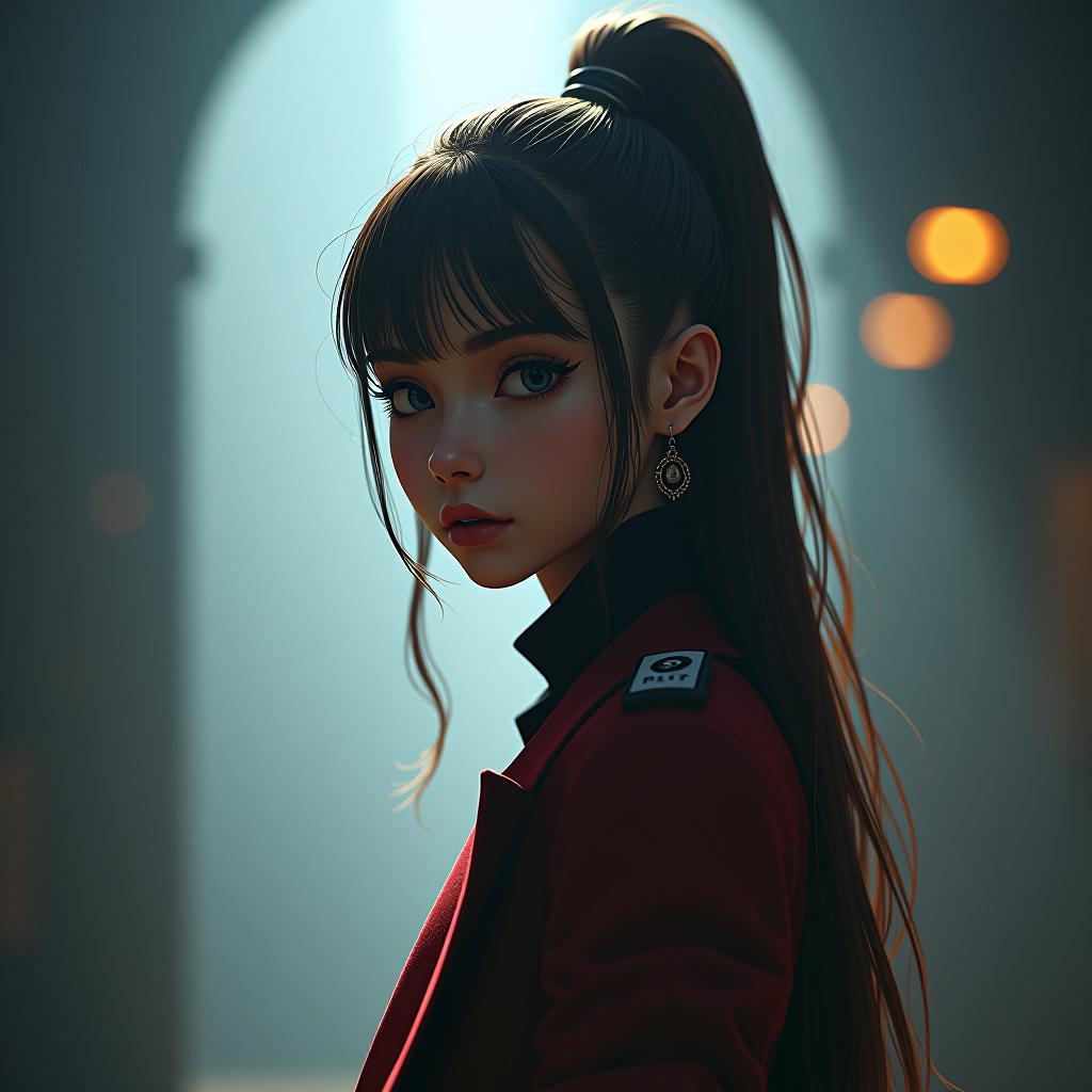  animaion girl hyperrealistic, full body, detailed clothing, highly detailed, cinematic lighting, stunningly beautiful, intricate, sharp focus, f/1. 8, 85mm, (centered image composition), (professionally color graded), ((bright soft diffused light)), volumetric fog, trending on instagram, trending on tumblr, HDR 4K, 8K