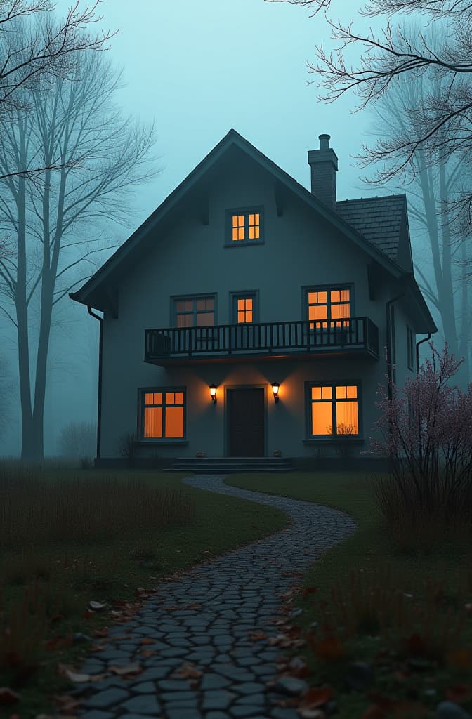  haz un plano de una casa hyperrealistic, full body, detailed clothing, highly detailed, cinematic lighting, stunningly beautiful, intricate, sharp focus, f/1. 8, 85mm, (centered image composition), (professionally color graded), ((bright soft diffused light)), volumetric fog, trending on instagram, trending on tumblr, HDR 4K, 8K