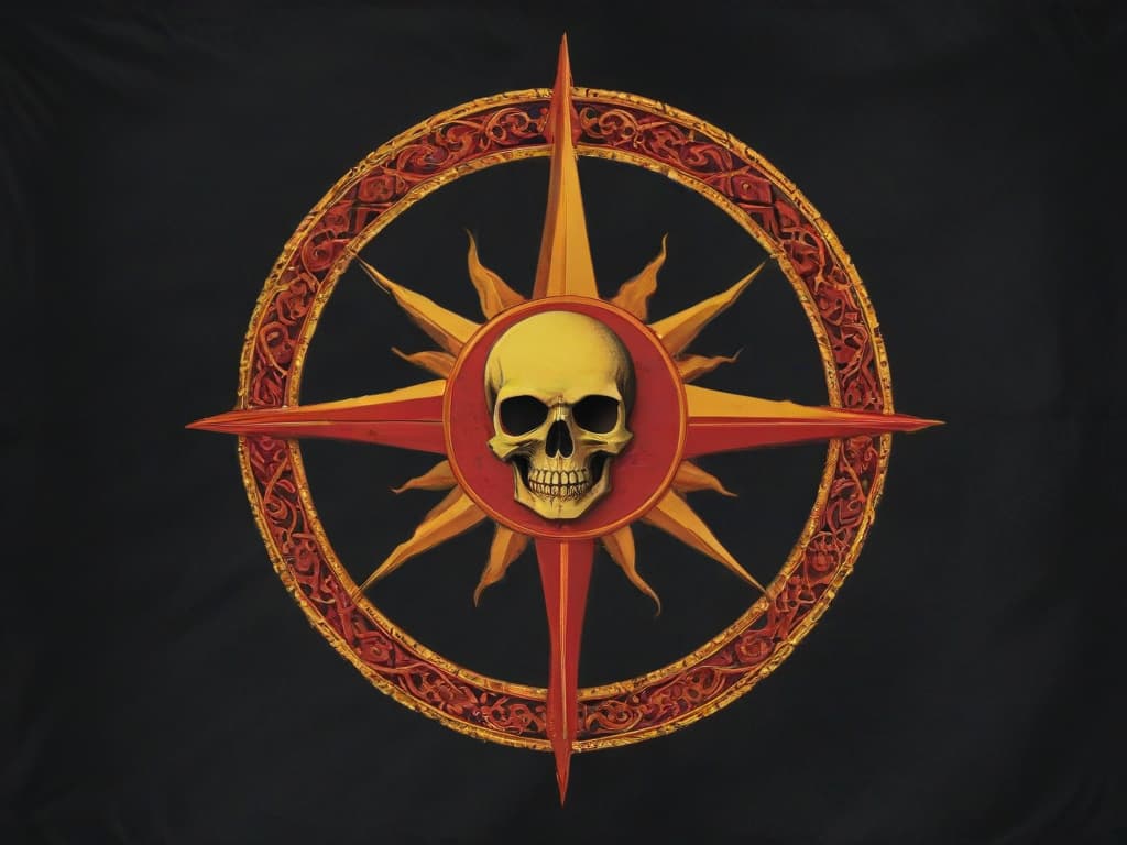 flag:((black:death),(red:blood),(golden:sun))