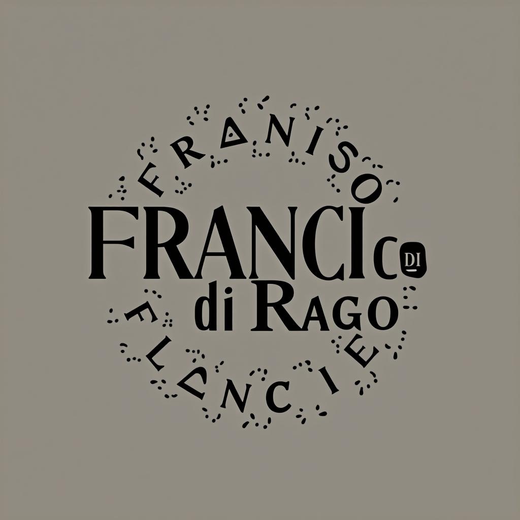  design a logo, , with the text 'francisco di rago c21'.