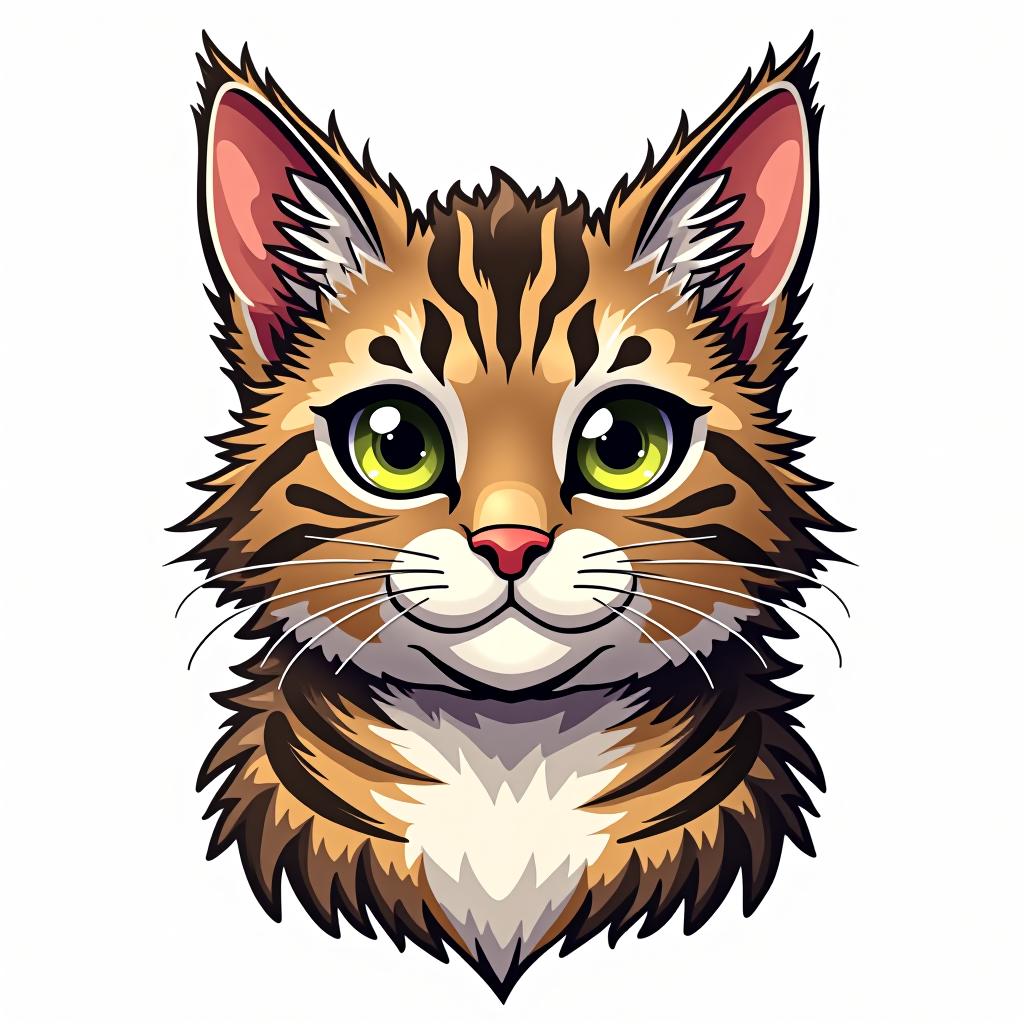  cat, text 'cat studio', (logo:1.15), hq, hightly detailed, 4k