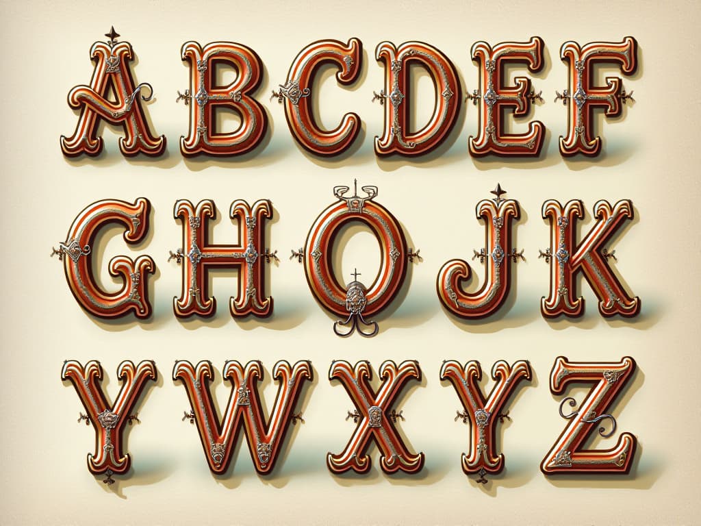  fancy alphabet