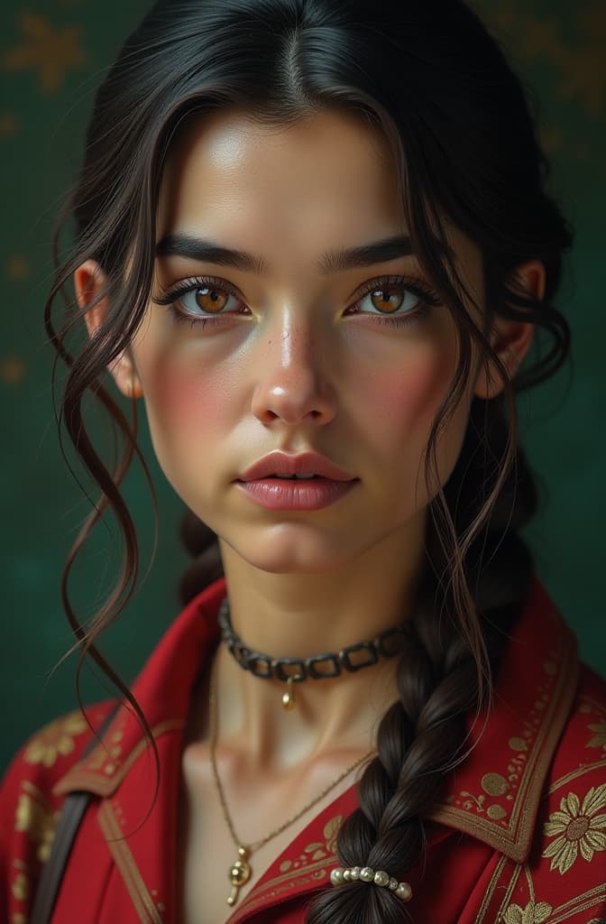  hola, realistic, portrait, art by donato giancola and greg rutkowski, realistic face, digital art, trending on artstation hyperrealistic, full body, detailed clothing, highly detailed, cinematic lighting, stunningly beautiful, intricate, sharp focus, f/1. 8, 85mm, (centered image composition), (professionally color graded), ((bright soft diffused light)), volumetric fog, trending on instagram, trending on tumblr, HDR 4K, 8K