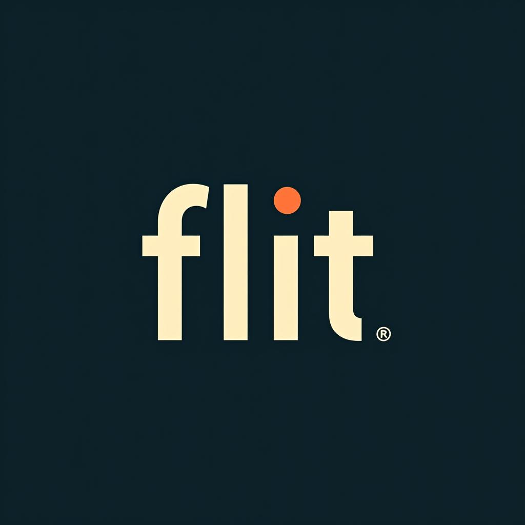  design a logo, logotipo de identidade,território e cultura , with the text 'flit'.