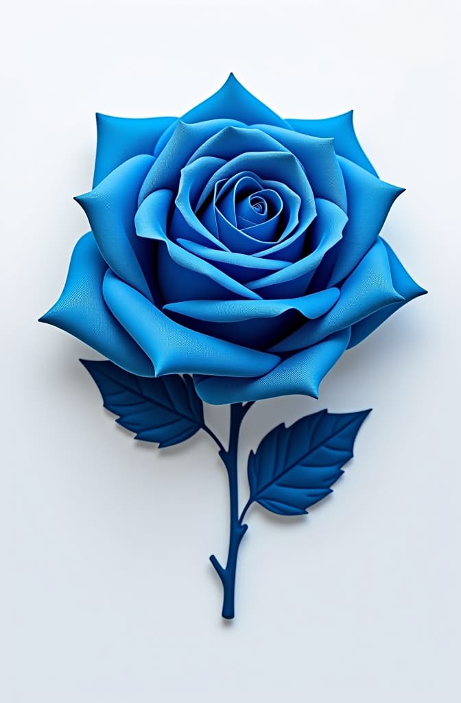  necesito una imagen del logo de una empresa llamada blue rose, la empresa hace muebles hyperrealistic, full body, detailed clothing, highly detailed, cinematic lighting, stunningly beautiful, intricate, sharp focus, f/1. 8, 85mm, (centered image composition), (professionally color graded), ((bright soft diffused light)), volumetric fog, trending on instagram, trending on tumblr, HDR 4K, 8K