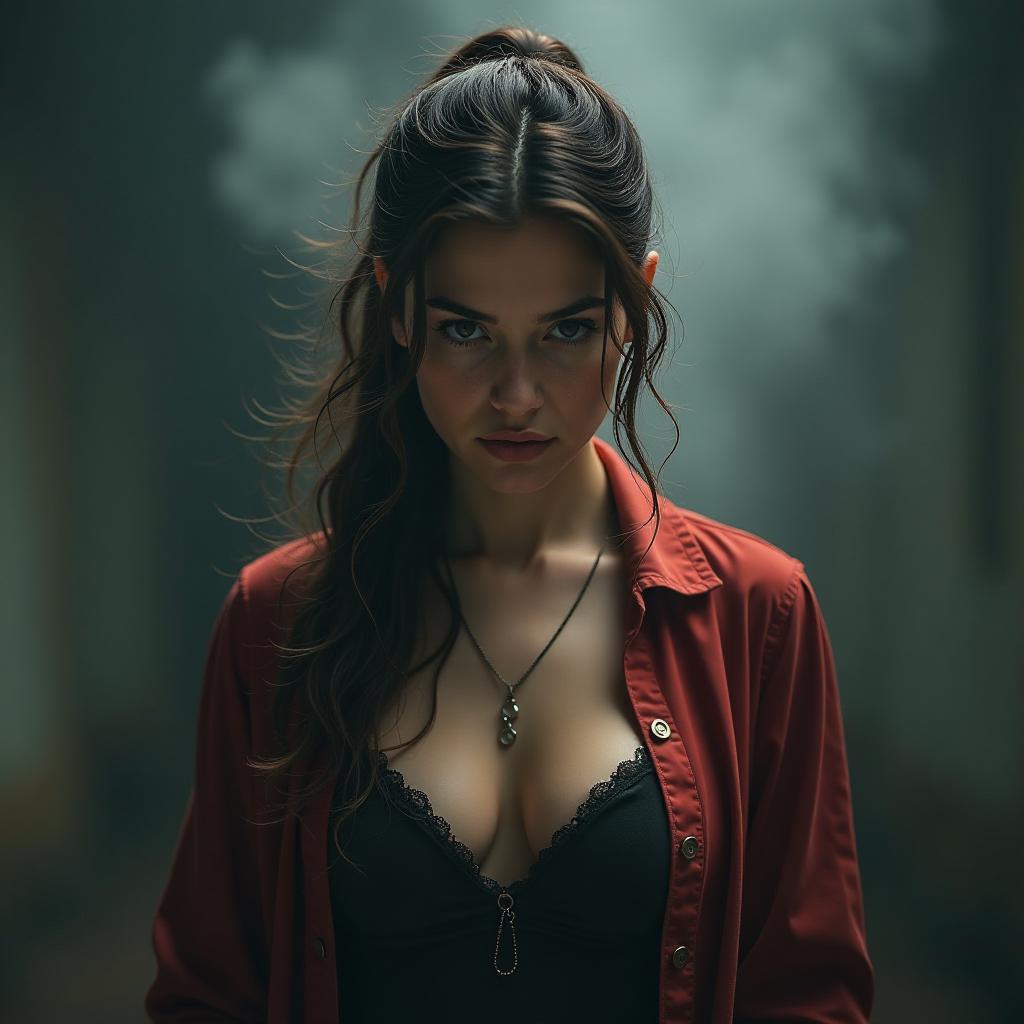  create an avatar of an angry, disappointed woman towards men. hyperrealistic, full body, detailed clothing, highly detailed, cinematic lighting, stunningly beautiful, intricate, sharp focus, f/1. 8, 85mm, (centered image composition), (professionally color graded), ((bright soft diffused light)), volumetric fog, trending on instagram, trending on tumblr, HDR 4K, 8K