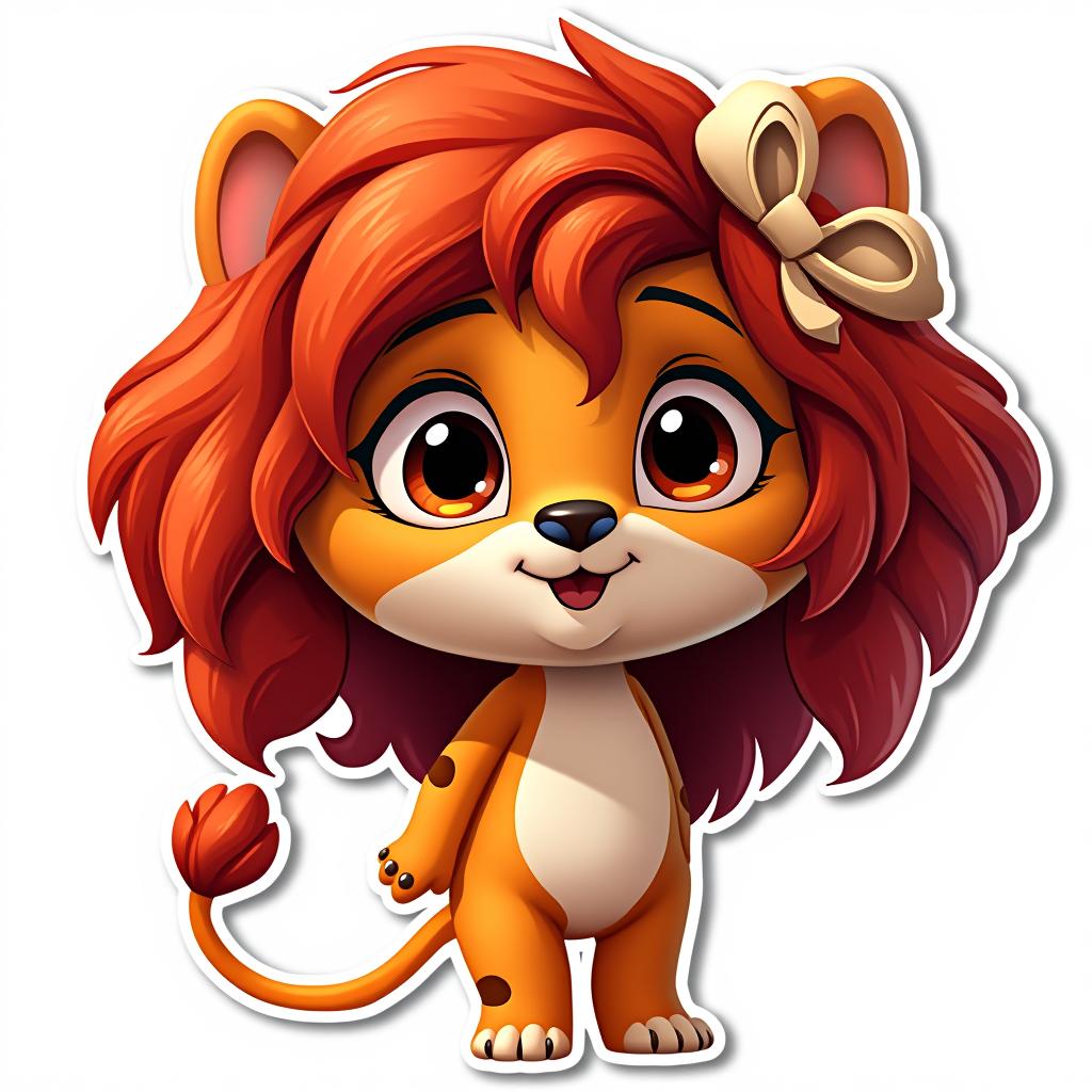  a professional cartoon character of a , full body shot, mascot, (white solid background:1.2), clean background, (4k, best quality, masterpiece:1.2), ultrahigh res, highly detailed, sharp focus, (perfect image composition), (centered image composition), <lora:stickersredmond:1>, inspired by disney