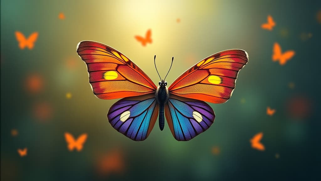  fantastic flight: the magical world of butterflies in bright colors and natural wonders