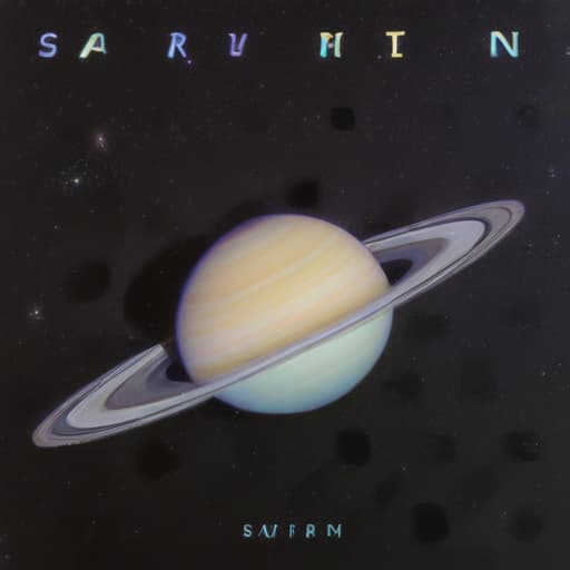 saturn album cover happy