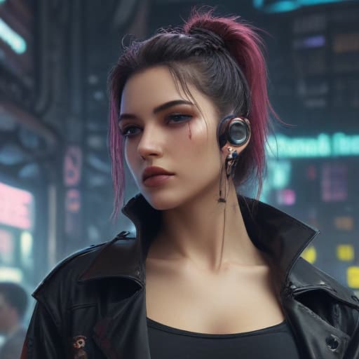 beautiful cyberpunk