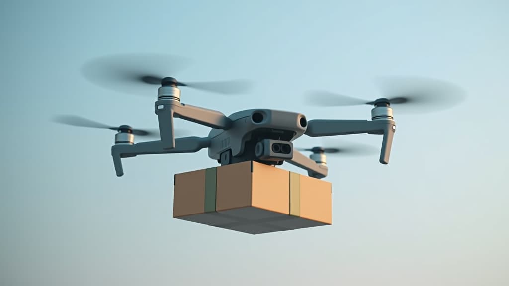  automated drone parcel delivery