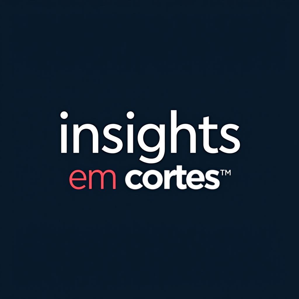  design a logo, logo para perfil de cortes de vídeos da internet , with the text 'insights em cortes'.