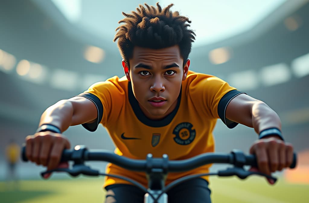  um lindo gol de bicicleta no futebol no roblox , modern, fantasy, realistic, portrait, art by donato giancola and greg rutkowski, realistic face, digital art, trending on artstation hyperrealistic, full body, detailed clothing, highly detailed, cinematic lighting, stunningly beautiful, intricate, sharp focus, f/1. 8, 85mm, (centered image composition), (professionally color graded), ((bright soft diffused light)), volumetric fog, trending on instagram, trending on tumblr, HDR 4K, 8K