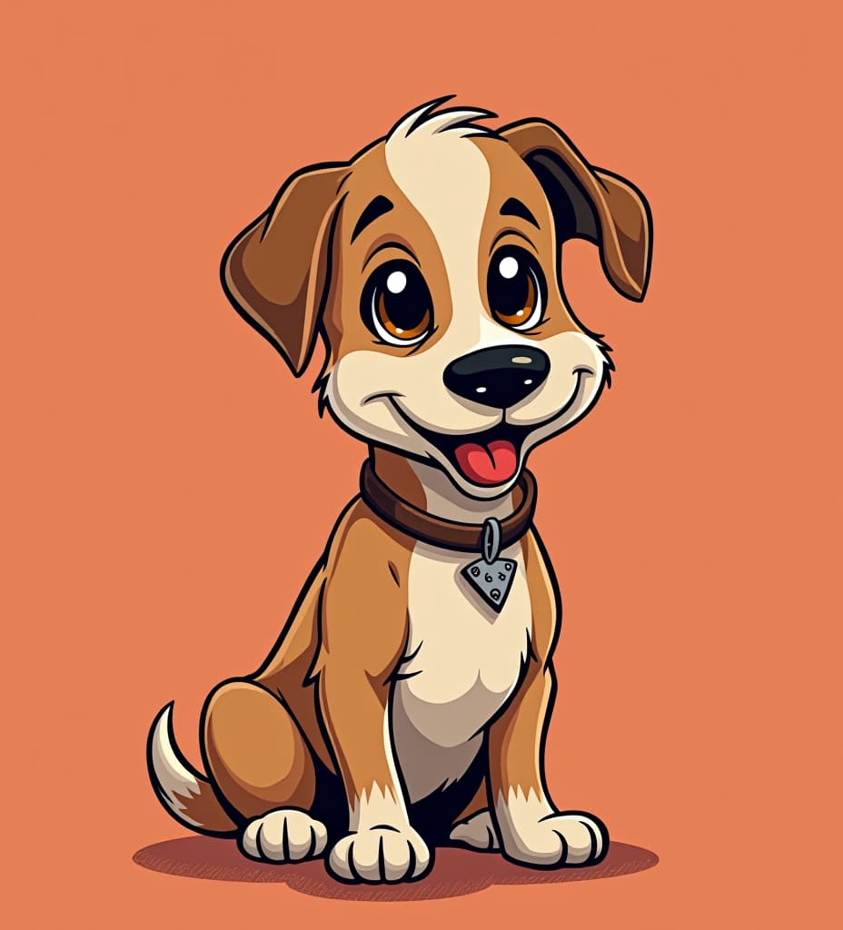  cartoon art dog