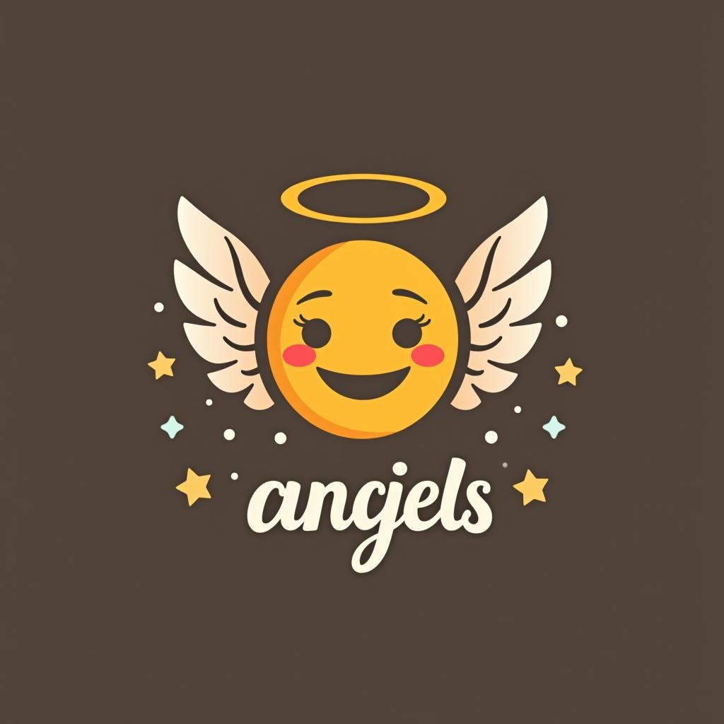  design a logo, レタータイプ形式のロゴ、美しい色、テキスト「smile angels」。, with the text 'スマイルエンジェルズ'.