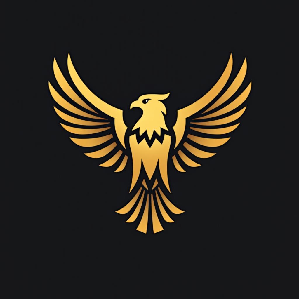  design a logo ; logo title should be 'golden eagle'. gold eagle logo