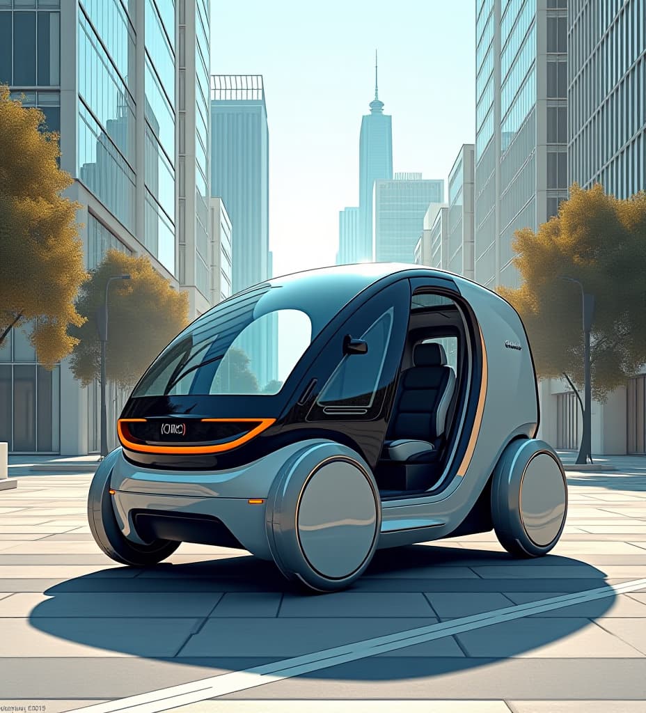  a pod like vehicle welcoming a user in a city landscape, sketch style illustration, autonomous vehicle, modern, ultra hd, realistic, vivid colors, highly detailed, uhd drawing, pen and ink, perfect composition, beautiful detailed intricate insanely detailed octane render trending on artstation, 8k artistic photography, photorealistic concept art, soft natural volumetric cinematic perfect light