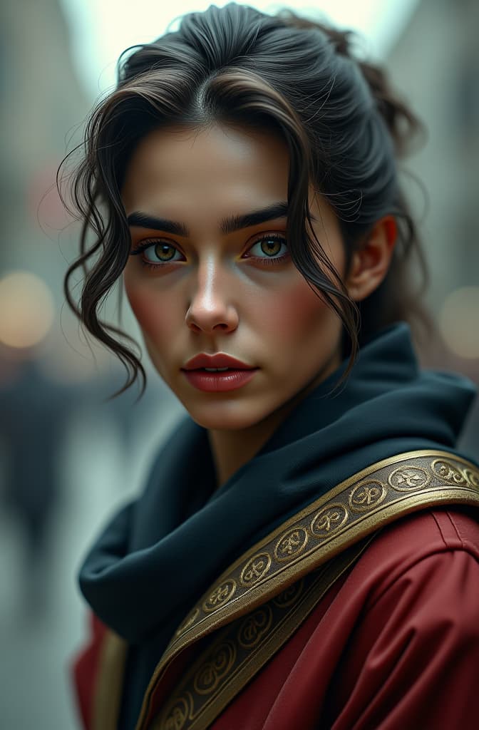  أمرأة محجبة خلف الباب, realistic, portrait, art by donato giancola and greg rutkowski, realistic face, digital art, trending on artstation hyperrealistic, full body, detailed clothing, highly detailed, cinematic lighting, stunningly beautiful, intricate, sharp focus, f/1. 8, 85mm, (centered image composition), (professionally color graded), ((bright soft diffused light)), volumetric fog, trending on instagram, trending on tumblr, HDR 4K, 8K