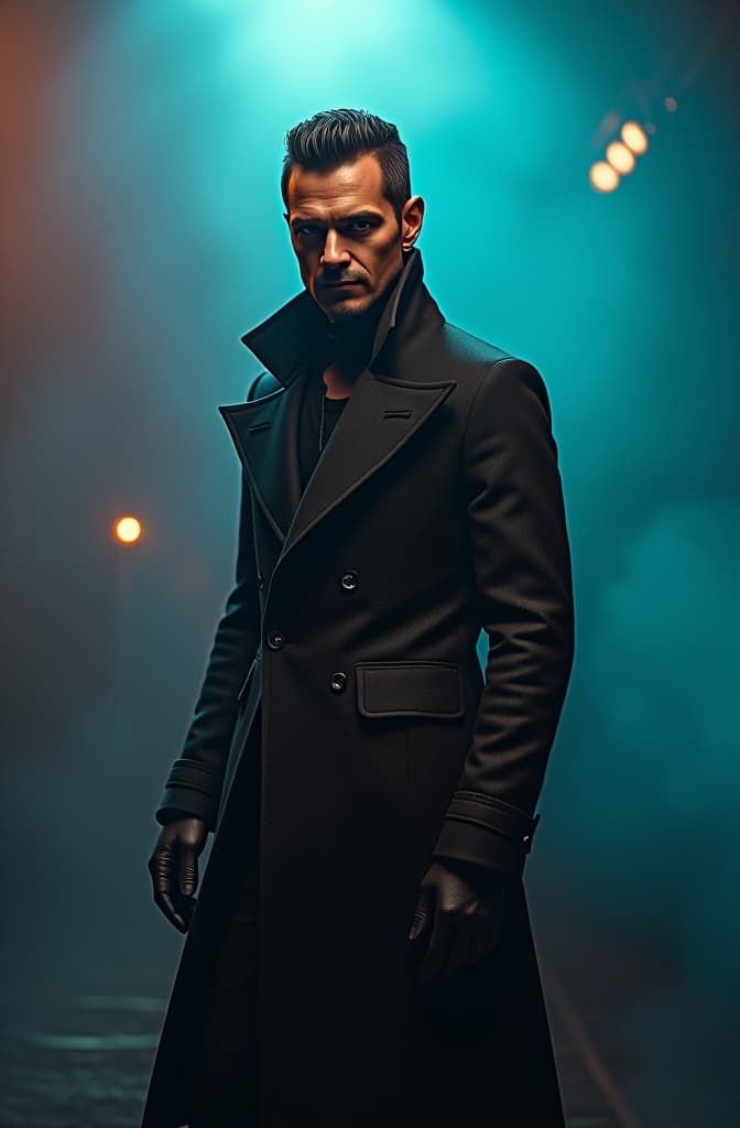  dave gahan hyperrealistic, full body, detailed clothing, highly detailed, cinematic lighting, stunningly beautiful, intricate, sharp focus, f/1. 8, 85mm, (centered image composition), (professionally color graded), ((bright soft diffused light)), volumetric fog, trending on instagram, trending on tumblr, HDR 4K, 8K