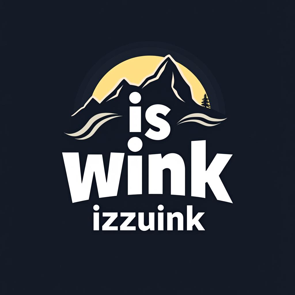  design a logo, manette avec une vague au dessus et écrit is wink, juste au dessus de la manette et des jeux vidéo, gta fortnite, rocket, league en premier derrière la manette en arrière plan, with the text 'izzuink'.