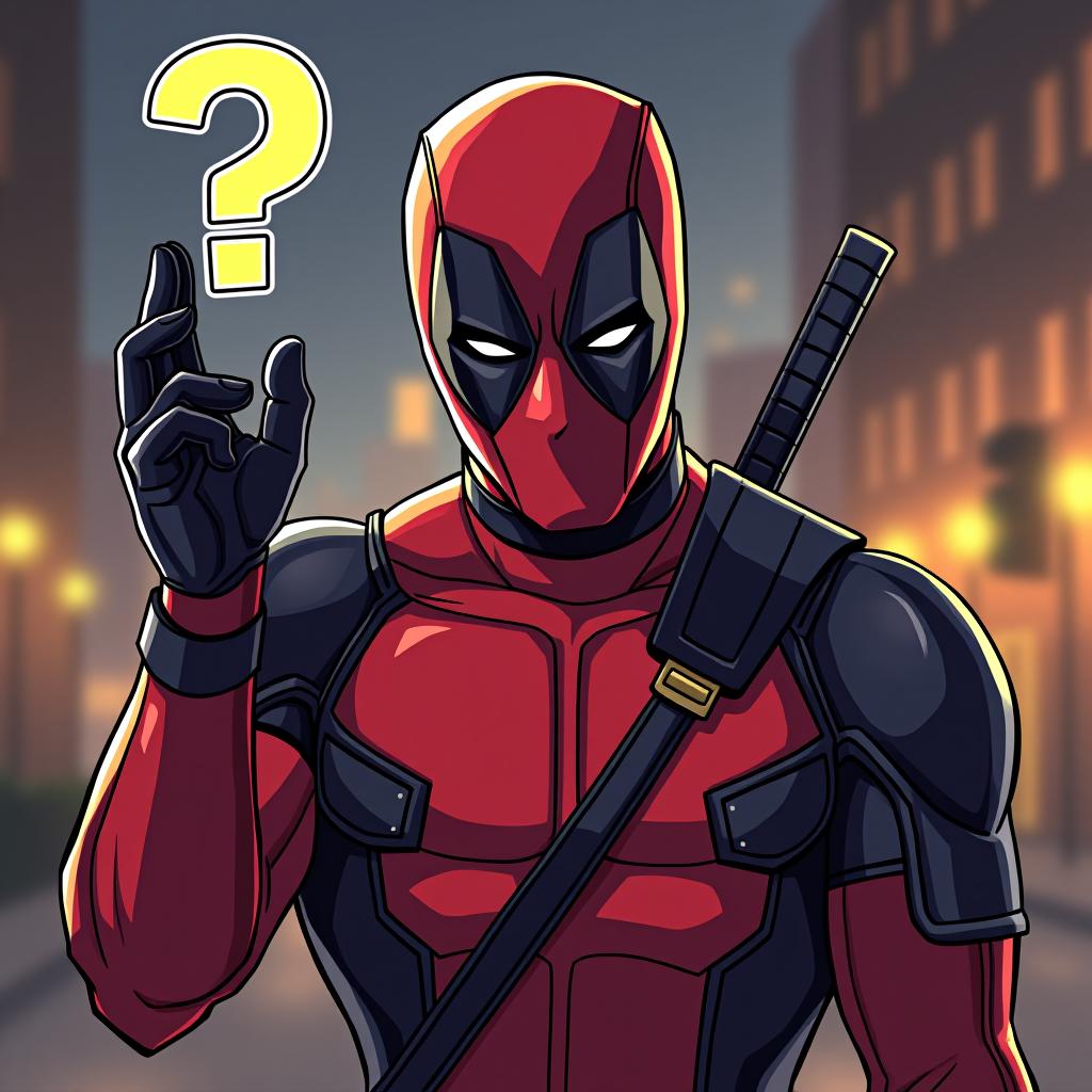  deadpool struggles with question mark