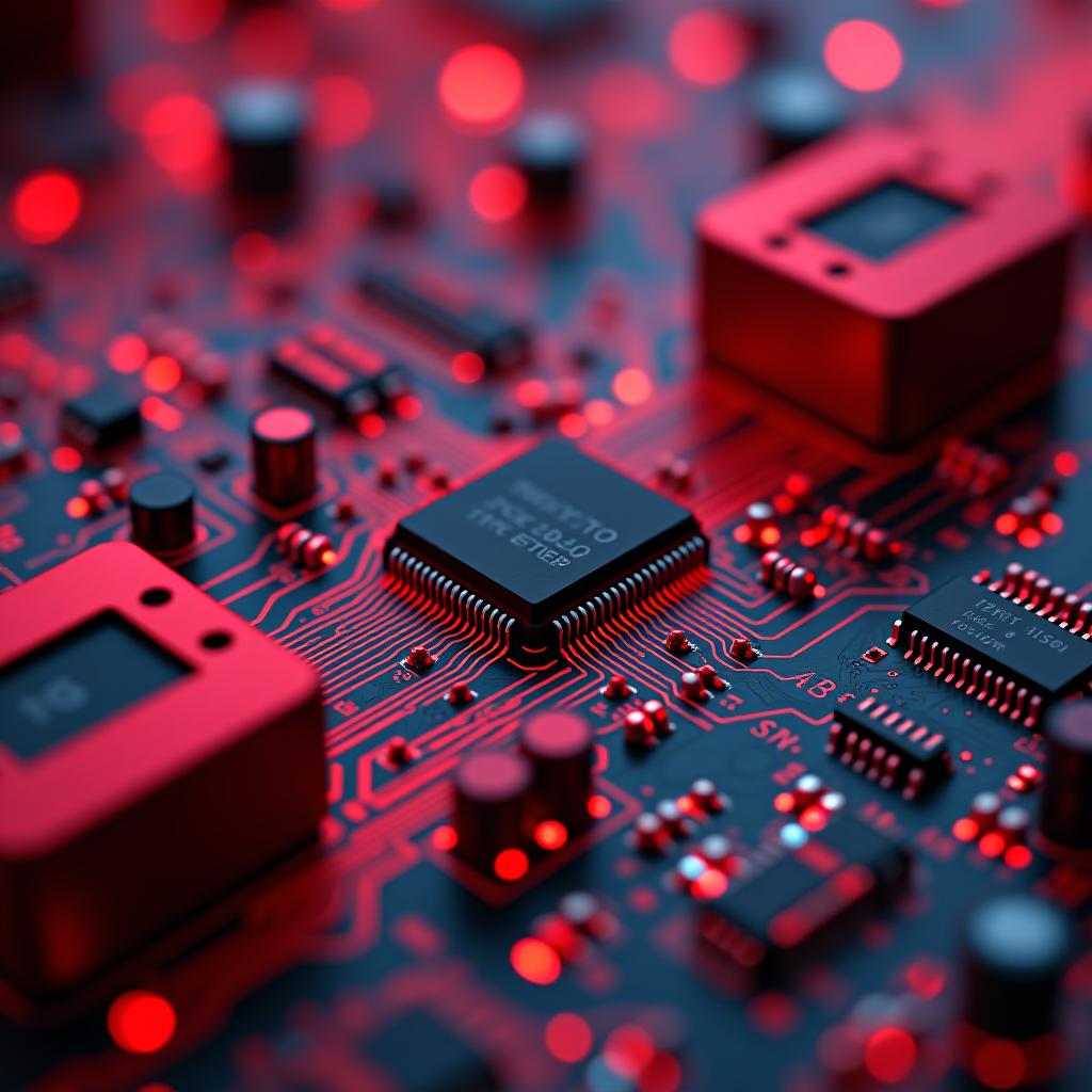  ((masterpiece, best quality)), high resolution, highly detailed, 32k picture, scifi, perfect scifi, cinematic, 3l3ctronics, a colorful hyper realistic macro close up picture of ((cyberpunk city highrise buildings, bladerunner, printed circuit boards, capacitors, transistors)), red with black spots, bokeh pcb backdrop hyperrealistic, full body, detailed clothing, highly detailed, cinematic lighting, stunningly beautiful, intricate, sharp focus, f/1. 8, 85mm, (centered image composition), (professionally color graded), ((bright soft diffused light)), volumetric fog, trending on instagram, trending on tumblr, HDR 4K, 8K