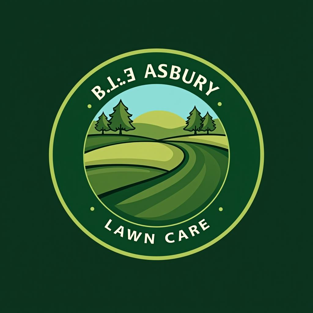  design a logo, asbury lawn care