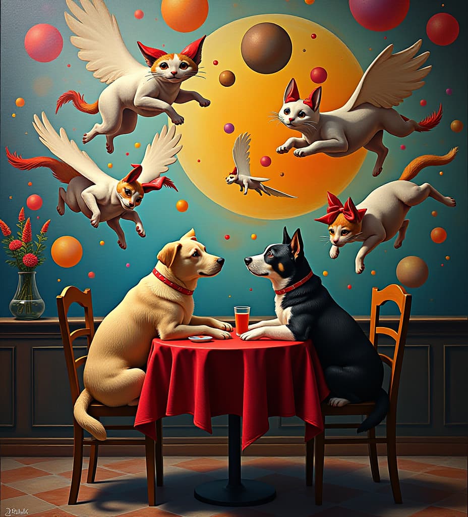  aa group of people that are flying through the air, fractal chaos background, unstirred paint, dariusz zawadz masterpiece, 21:9, 64 bit realistic painting, by mustafa rakim, angular, digital award winning artwork, 3dexcite, inspired by kandinskya painting of two dogs sitting at a table, hello kitty, inside a french cafe, inspired by ross bleckner, pa group of people that are flying through the air, fractal chaos background, unstirred paint, dariusz zawadz masterpiece, 21:9, 64 bit realistic painting, by mustafa rakim, angular, digital award winning artwork, 3dexcite, inspired by kandinskya group of people that are flying through the air, fractal chaos background, unstirred paint, dariusz zawadz masterpiece, 21:9, 64 bit realistic painting, 