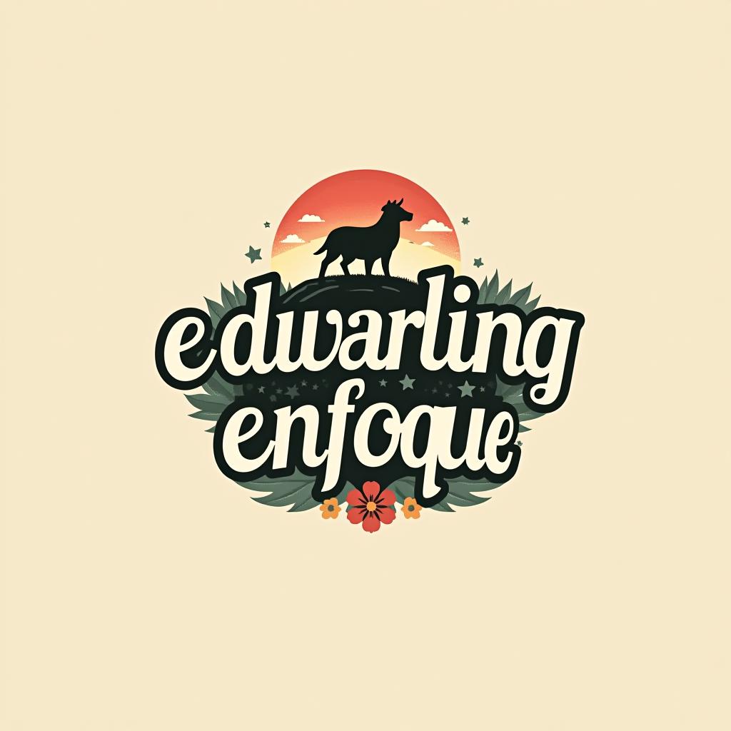  design a logo, , with the text 'edwarling enfoque '.