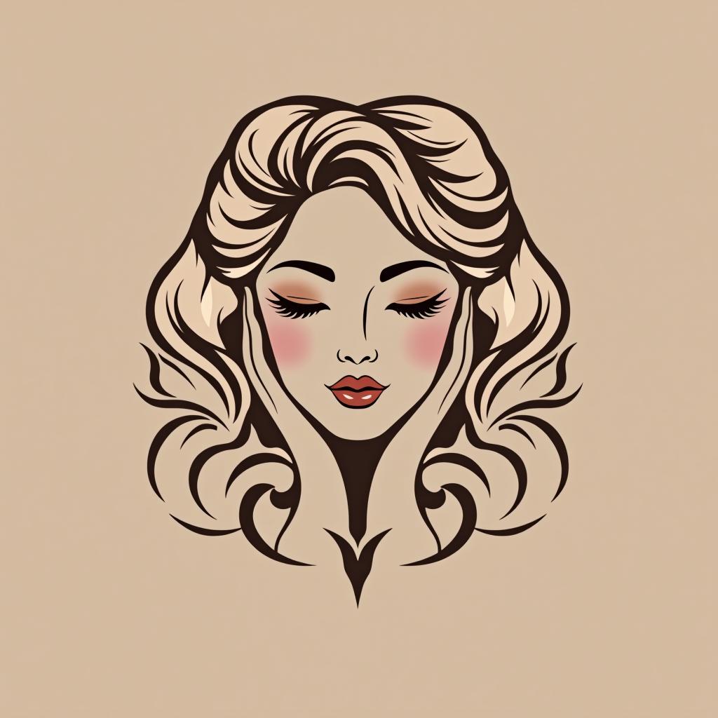  design a logo, , with the text 'un logo para mi estética facial que sea bonito y elegante'.