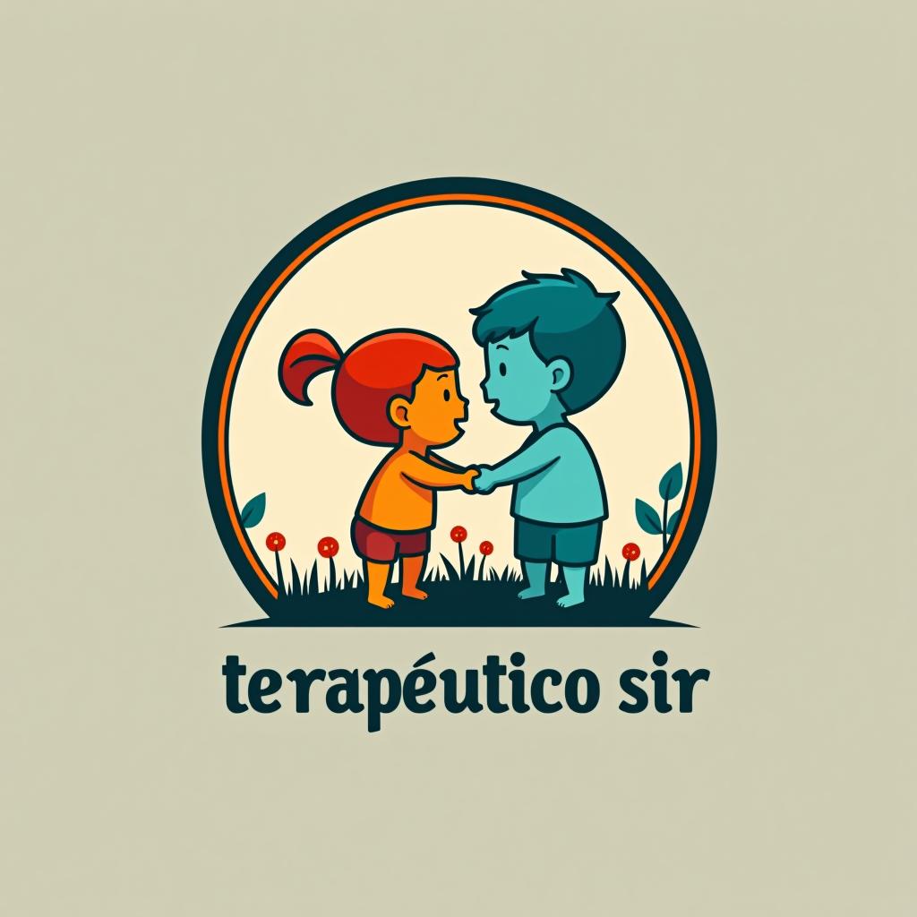  design a logo, logo de um cérebro infantil é um adulto , with the text 'espaço terapêutico sir '.