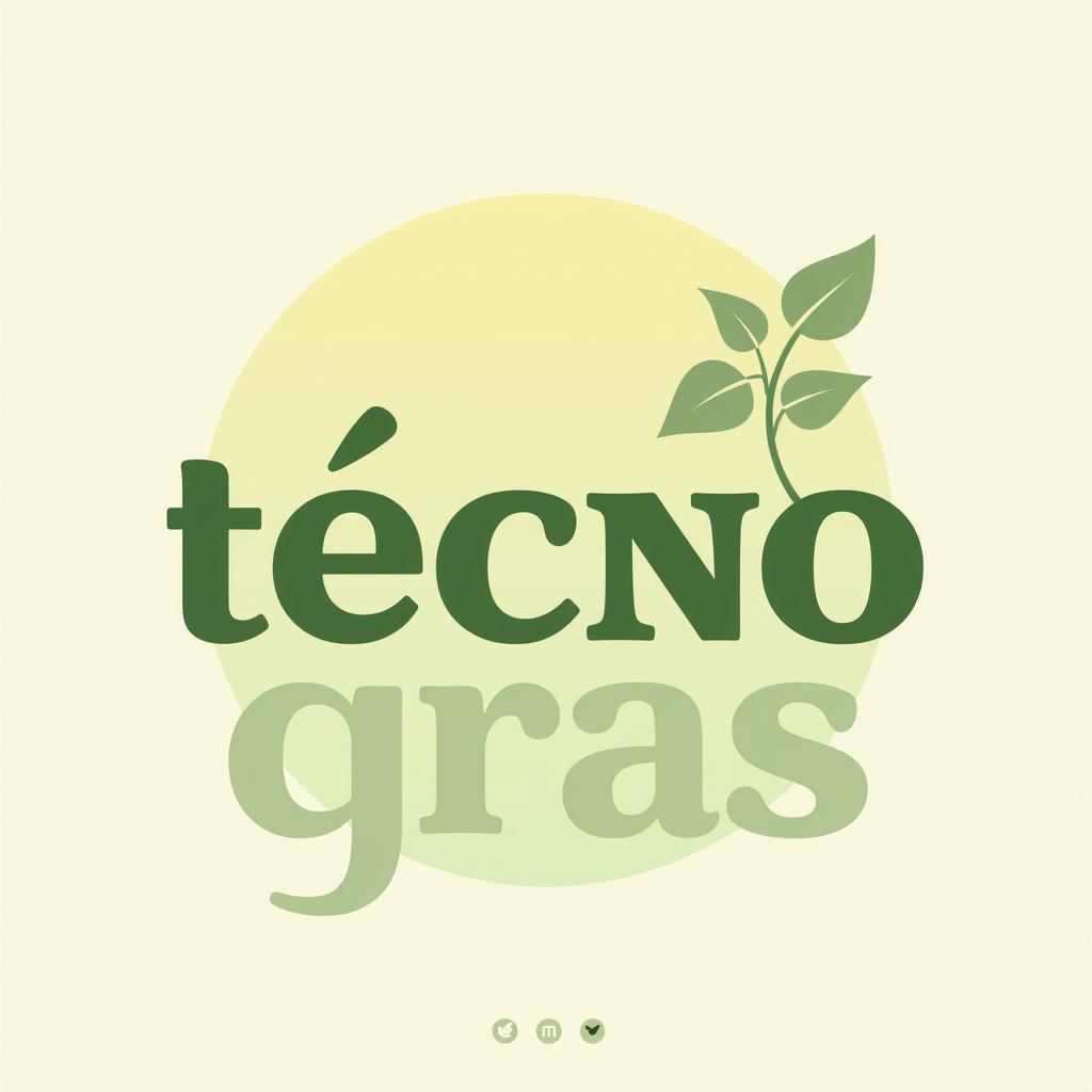  design a logo, , with the text 'tecno gras '.