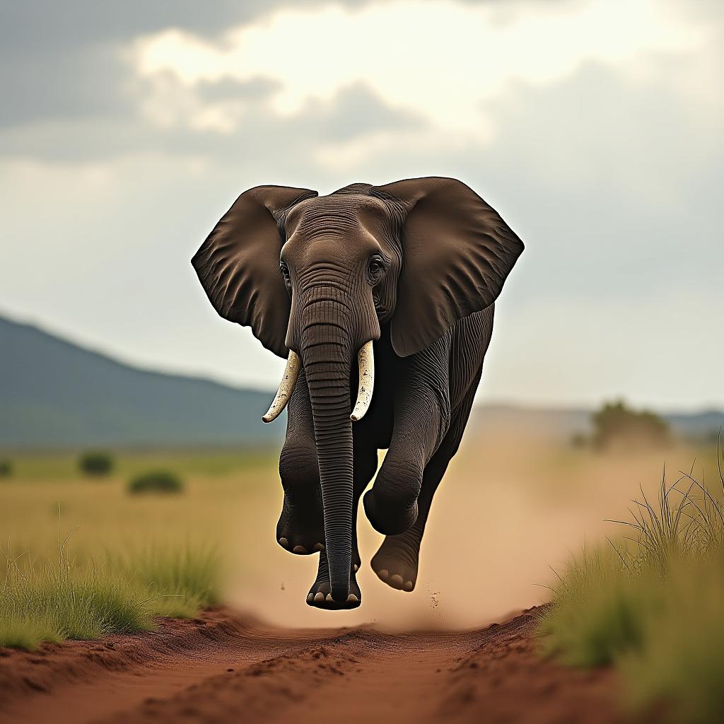  elephant flying