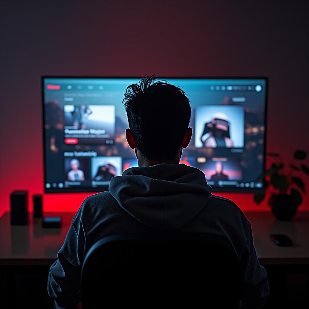  an ars technica reader sitting in front of a computer monitor. the screen shows picasso ia website hyperrealistic, full body, detailed clothing, highly detailed, cinematic lighting, stunningly beautiful, intricate, sharp focus, f/1. 8, 85mm, (centered image composition), (professionally color graded), ((bright soft diffused light)), volumetric fog, trending on instagram, trending on tumblr, HDR 4K, 8K